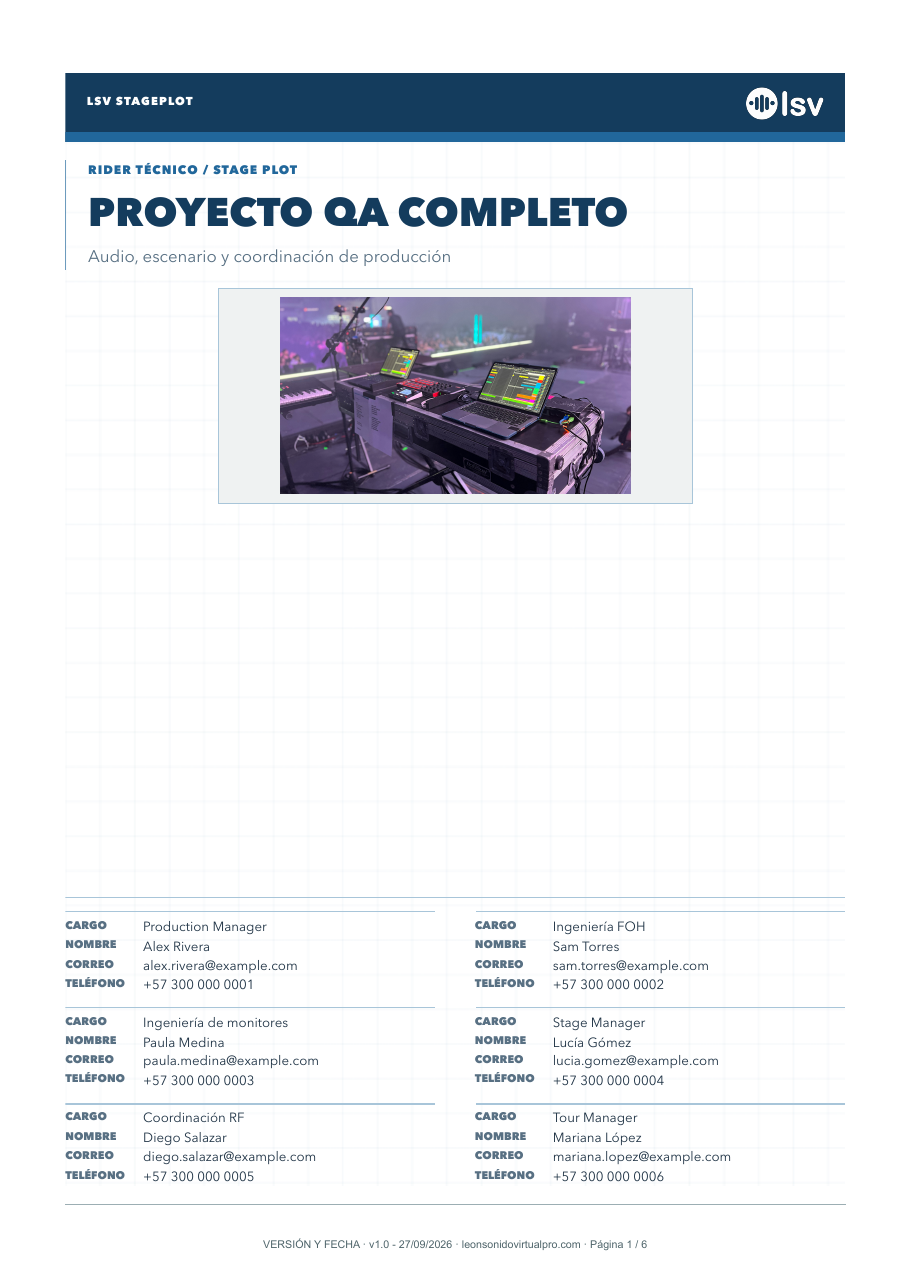 Vista previa del diseño Plano técnico
