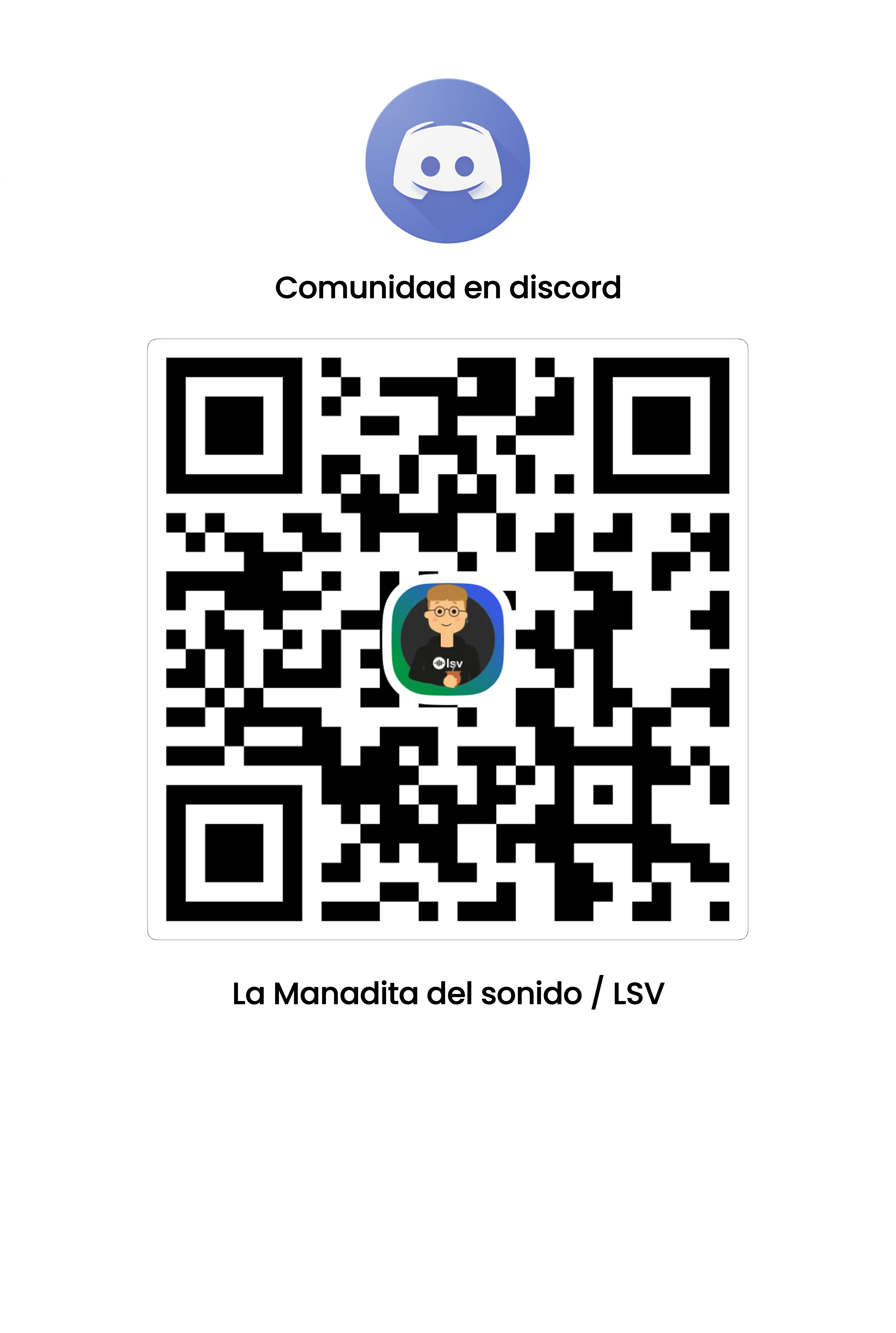 Servidor de Discord de la comunidad de audio en vivo