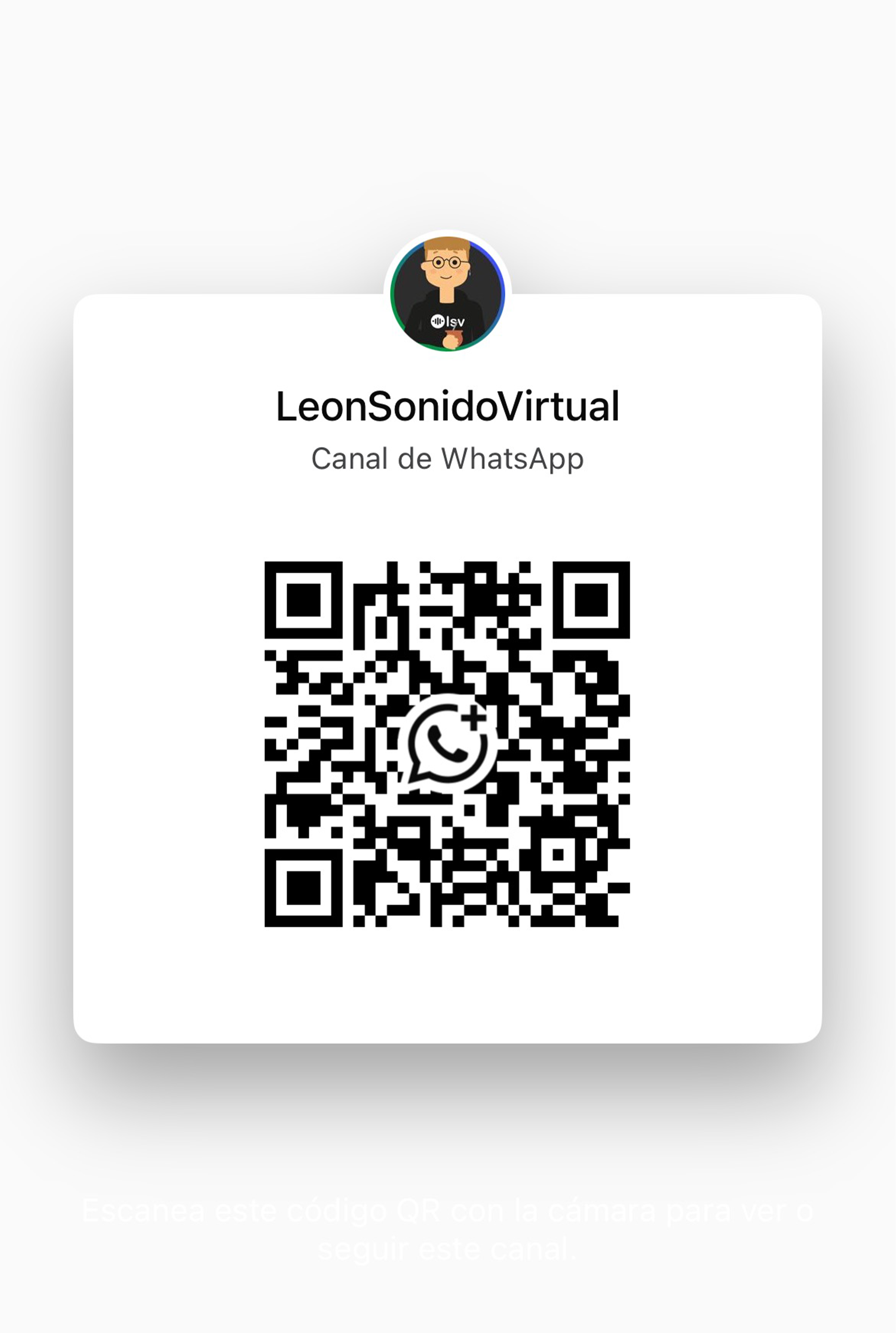 Canal de Instagram de la comunidad de audio en vivo